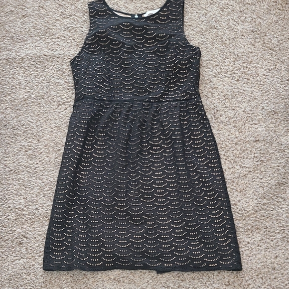 LOFT Black Sleeveless  Midi Dress - Picture 1 of 5